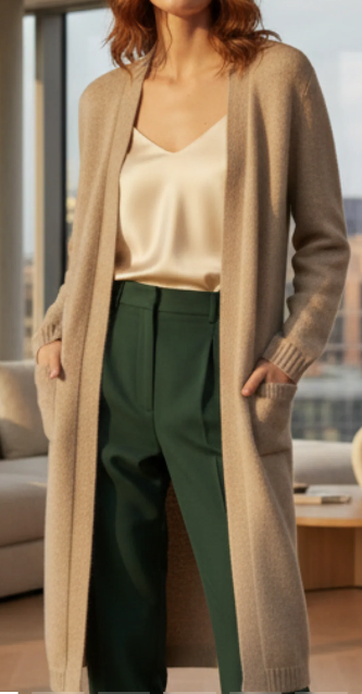 PL Alpaca Shaker Cardigan