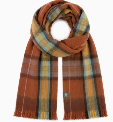 SHU Alpaca Tartan Scarf