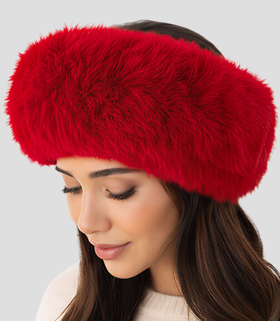 CA Alpaca Fur Headbands