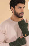 CA Alpaca Men's Fingerless Gloves