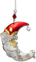 Santa Moon Ornament