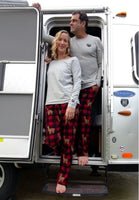 Fleece Plaid Alpaca Pants