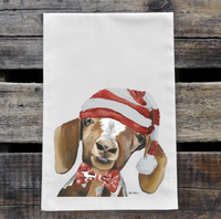 Christmas Goat Millie Towel