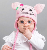 Piglet Earflap Knit Beanie Hat for Babies & Toddlers