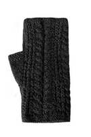 Alpaca Cable Fingerless Gloves