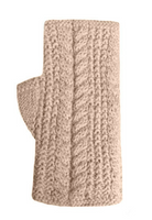 Alpaca Cable Fingerless Gloves