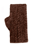 Alpaca Cable Fingerless Gloves