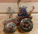 Tractor Cow Ornament