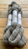 100% Alpaca Yarn 2 Ply Sport Weight Light Silver Grey