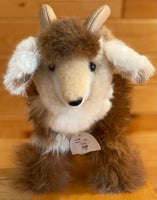 Medium Natural Alpaca Fur Goat