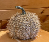 Cream Fringe Pumpkin