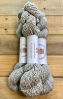 100% Alpaca Yarn 2 Ply Worsted Weight Light Silver Grey