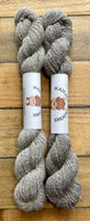 100% Alpaca Yarn 2 Ply Fingering Weight Light Silver Grey