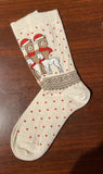 Christmas Print Alpaca Socks